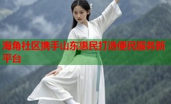 海角社区携手山东惠民打造便民服务新平台