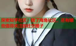 探索知乎社区：除了海角社区，还有哪些值得关注的社交圈子