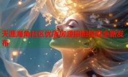 天涯海角社区优质房源招租信息全新发布