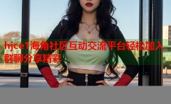 hjce1海角社区互动交流平台轻松加入群聊分享精彩