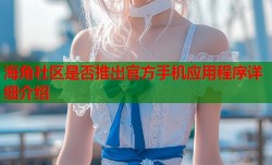 海角社区是否推出官方手机应用程序详细介绍