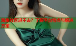 海角社区进不去？了解平台特点与解决方案