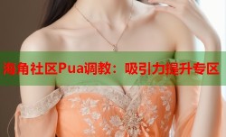 海角社区Pua调教：吸引力提升专区