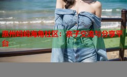 惠州妈妈海角社区：亲子交流与分享平台