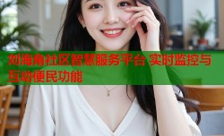 刘海角社区智慧服务平台 实时监控与互动便民功能