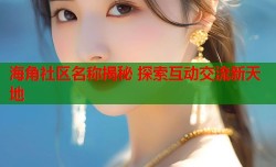 海角社区名称揭秘 探索互动交流新天地