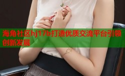 海角社区hj17b打造优质交流平台引领创新发展