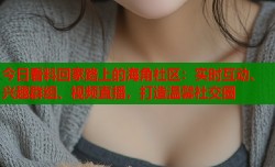 今日看料回家路上的海角社区：实时互动、兴趣群组、视频直播，打造温馨社交圈