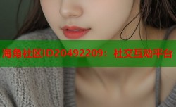 海角社区ID20492209：社交互动平台