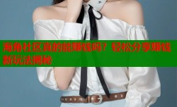 海角社区真的能赚钱吗？轻松分享赚钱新玩法揭秘