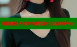 海角社区大事件热帖实时互动分享平台