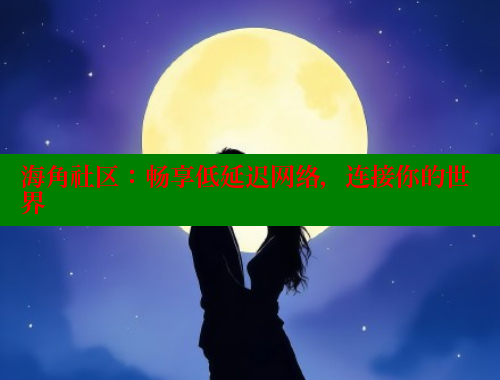 海角社区：畅享低延迟网络，连接你的世界 海角社区网站 第1张
