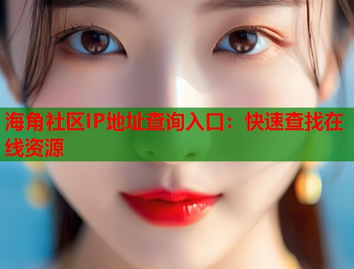 海角社区IP地址查询入口：快速查找在线资源  第1张