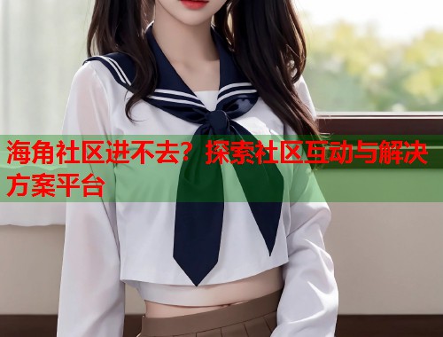海角社区进不去？探索社区互动与解决方案平台  第1张
