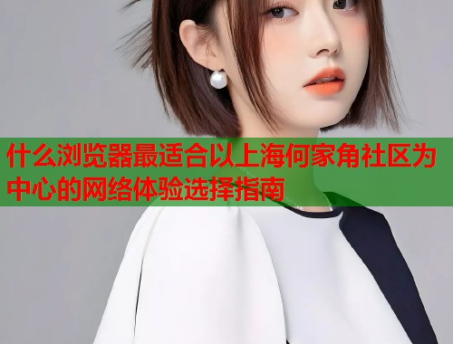 什么浏览器最适合以上海何家角社区为中心的网络体验选择指南  第1张