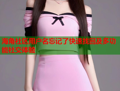 海角社区用户名忘记了快速找回及多功能社交体验  第1张