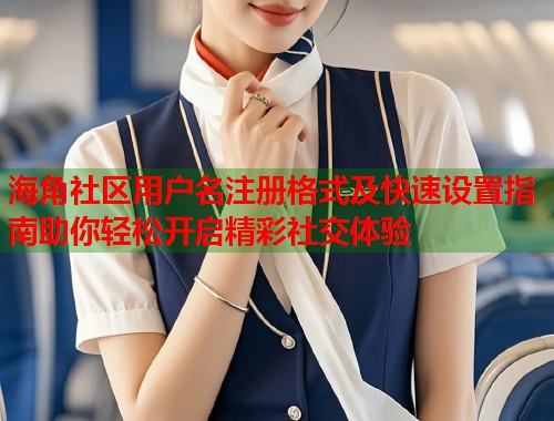 海角社区用户名注册格式及快速设置指南助你轻松开启精彩社交体验  第2张