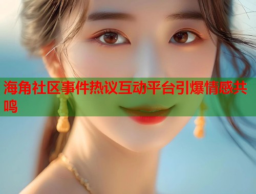 海角社区事件热议互动平台引爆情感共鸣  第1张