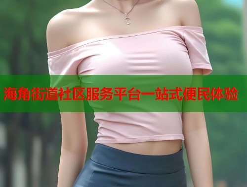 海角街道社区服务平台一站式便民体验  第1张